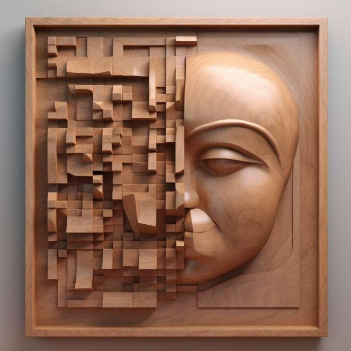 نموذج ثلاثي الأبعاد لآلة CNC 3D Art 